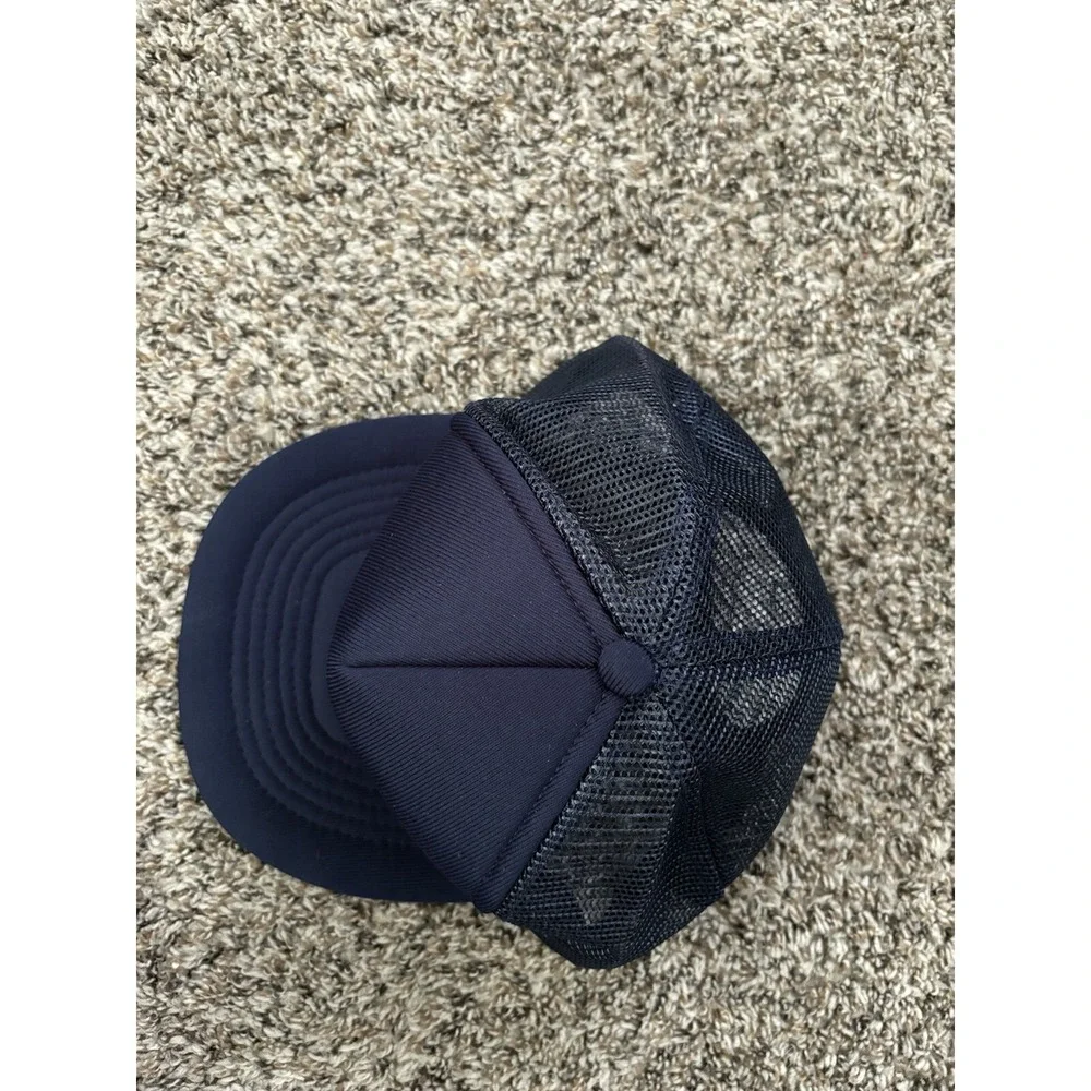 Vintage Yorkshire Inc SnapBack Mesh Back‎ Trucker Hat Capital Headwear Blue